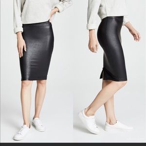 SPANX Faux Leather Pencil Skirt